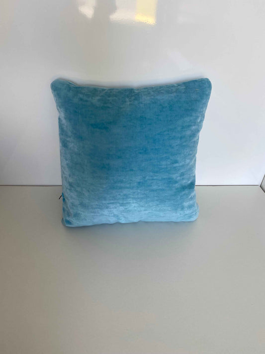 Lichtblauw kussen 40x40