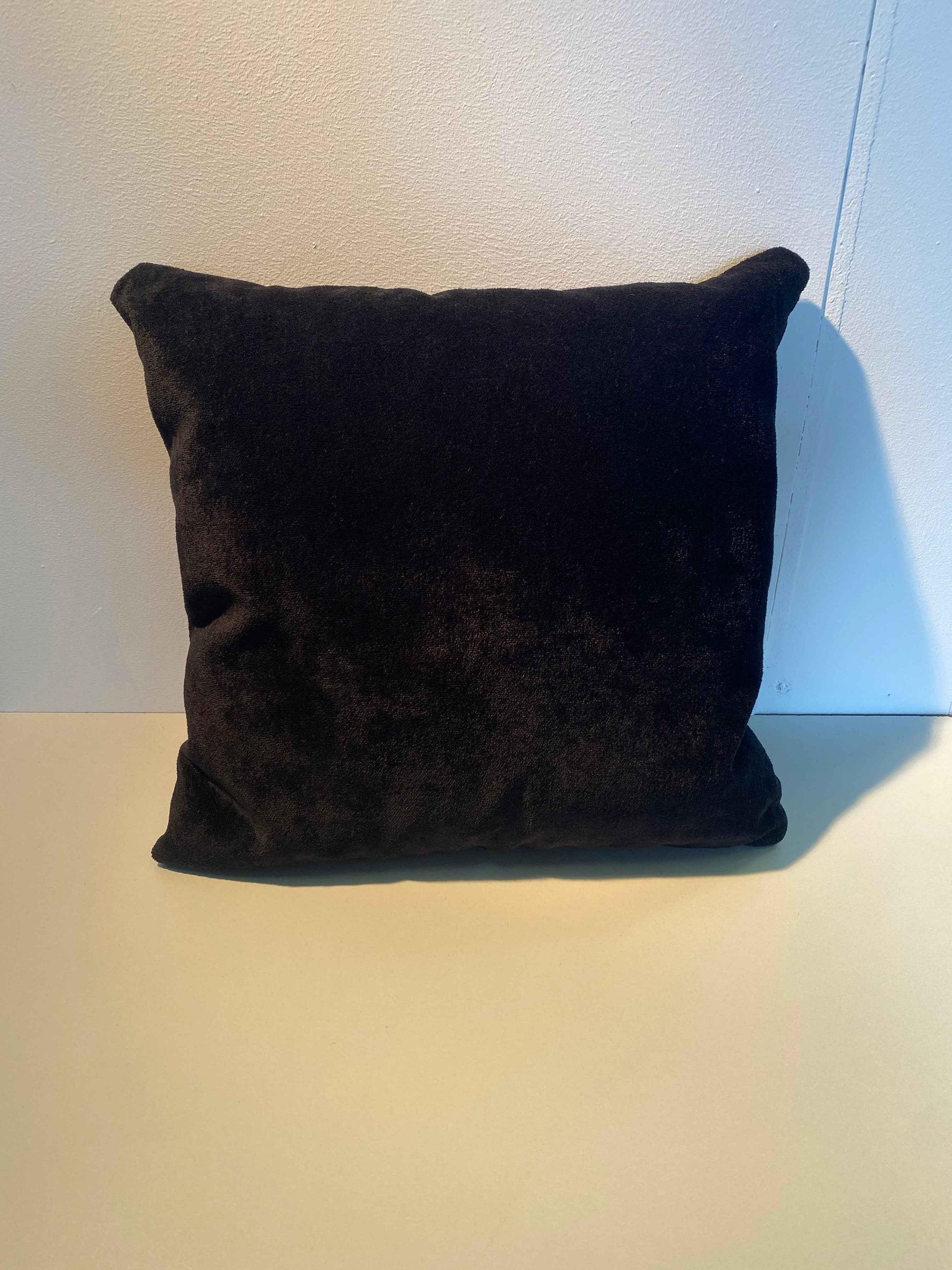 Donkerblauw kussen 40x40