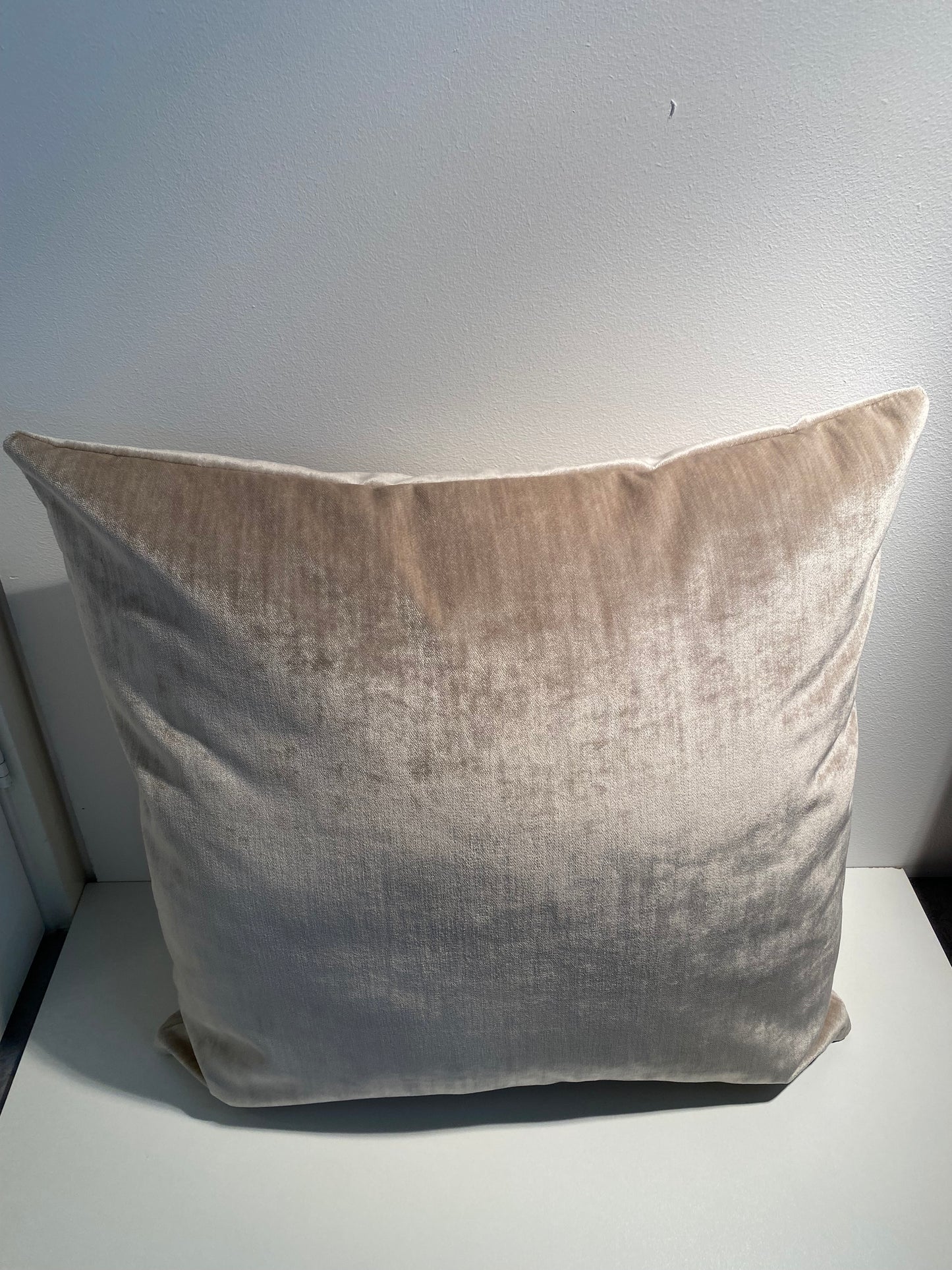 Grijs kussen met vleug 60x60