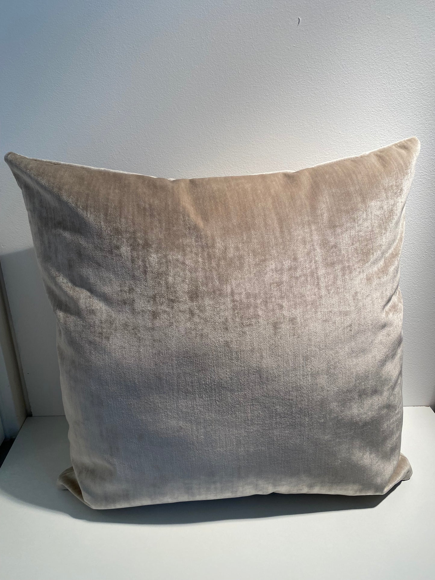 Grijs kussen met vleug 60x60