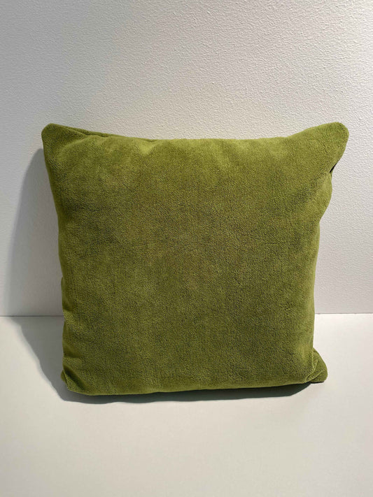 Groen kussen 40x40 met vleug