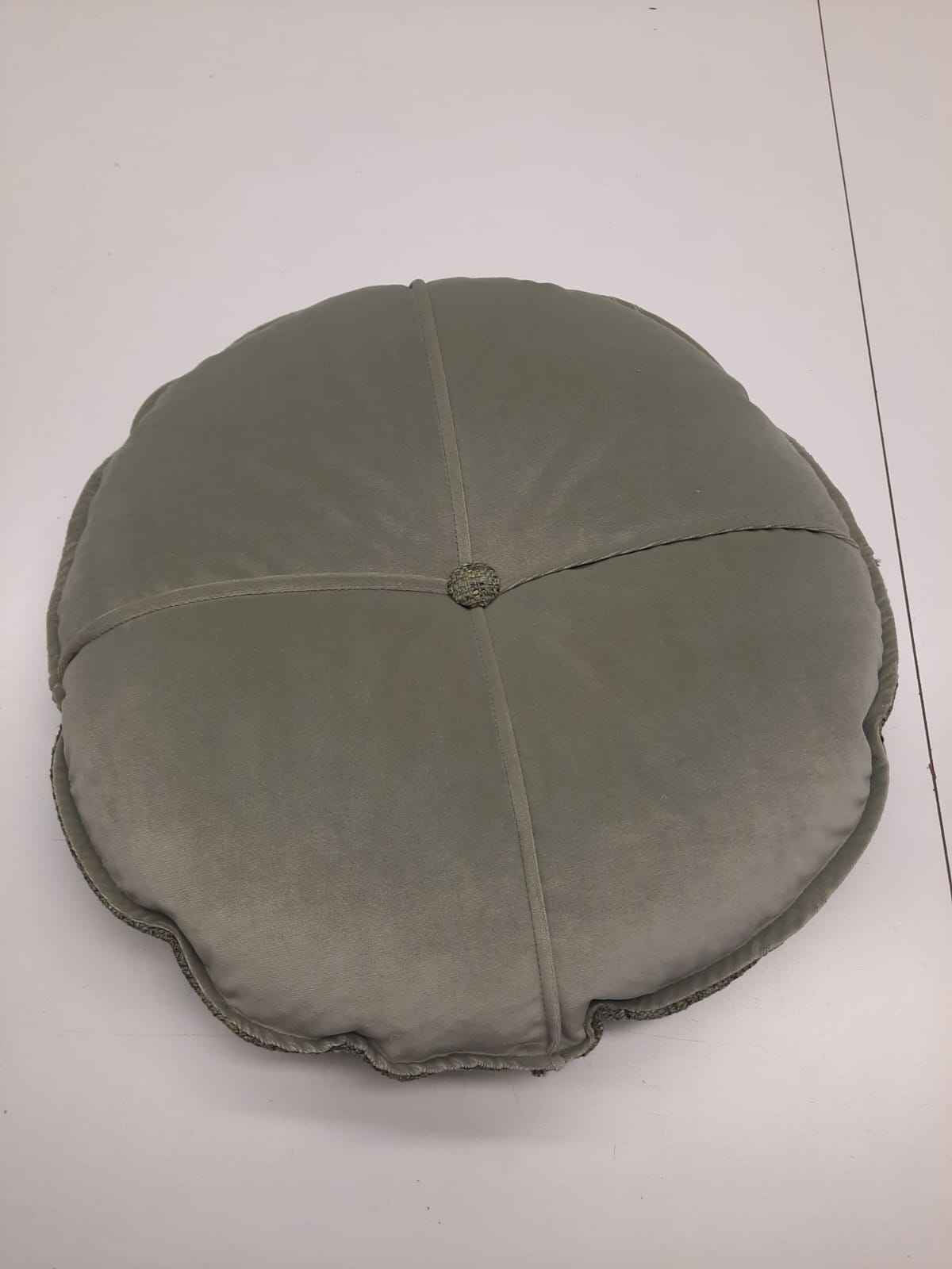 Groen kussen 50cm rond