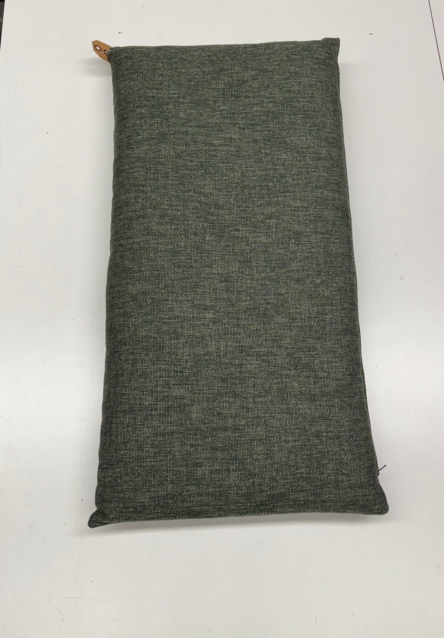 Rechthoekig kussen 80x40 groen/grijs