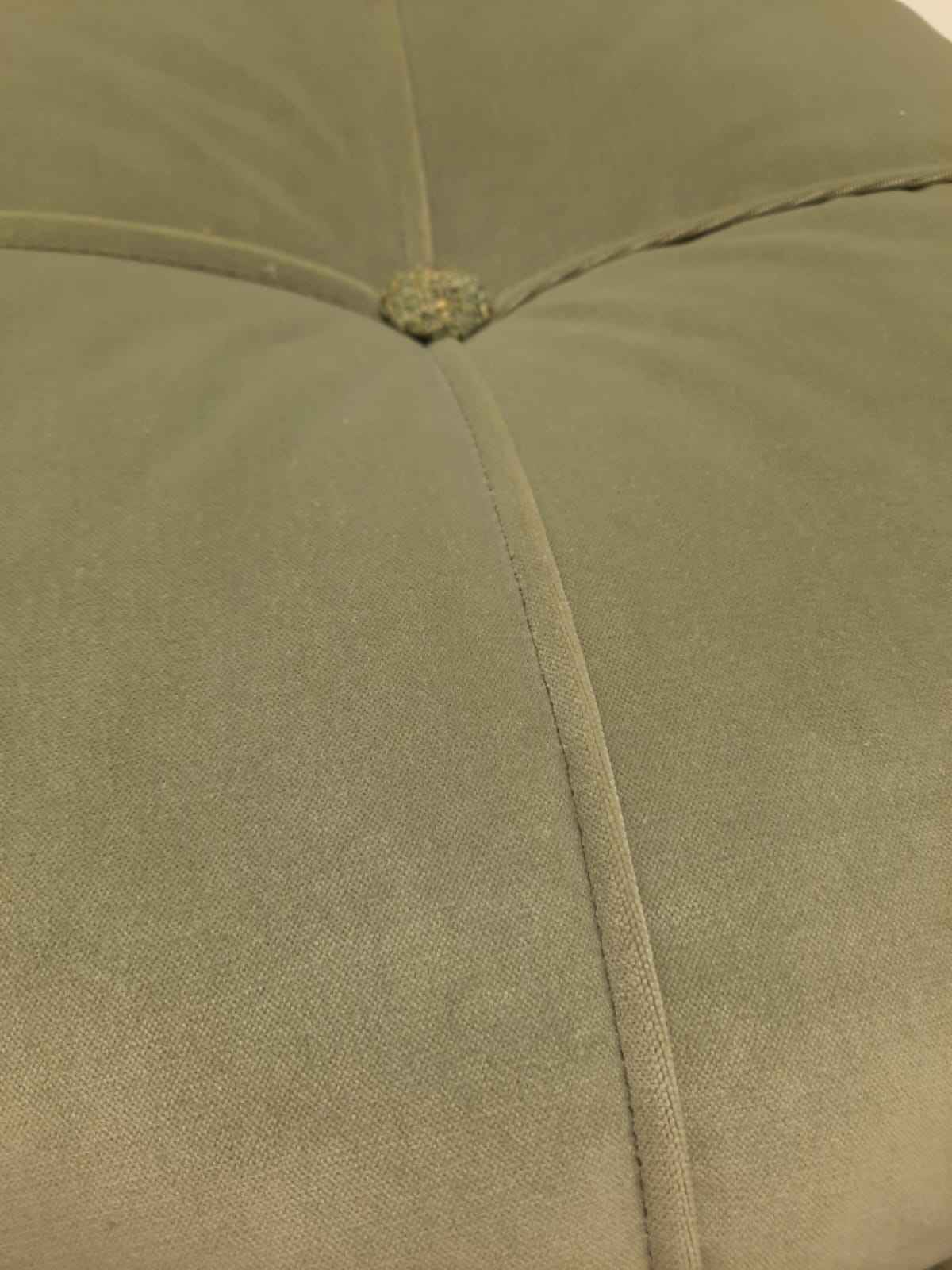 Groen kussen 50cm rond